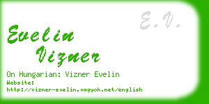 evelin vizner business card